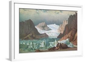 The Second German Northpolar Expedition to the Arctic and Greenland in 1869-null-Framed Giclee Print