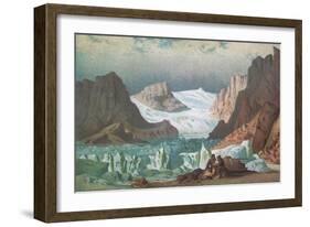 The Second German Northpolar Expedition to the Arctic and Greenland in 1869-null-Framed Giclee Print