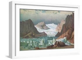 The Second German Northpolar Expedition to the Arctic and Greenland in 1869-null-Framed Giclee Print