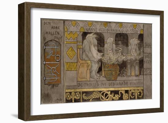 The Second Hall-Gerhard Munthe-Framed Giclee Print