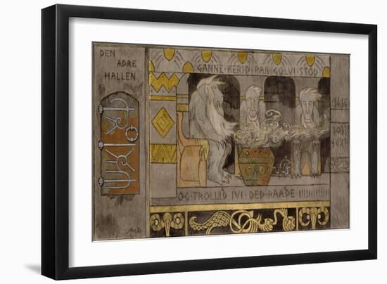 The Second Hall-Gerhard Munthe-Framed Giclee Print