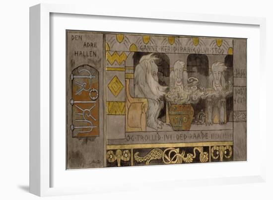 The Second Hall-Gerhard Munthe-Framed Giclee Print