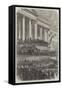 The Second Inauguration of President Lincoln in Front of the Capitol at Washington-null-Framed Stretched Canvas