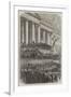 The Second Inauguration of President Lincoln in Front of the Capitol at Washington-null-Framed Giclee Print