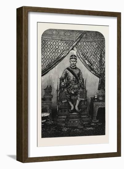 The Second King of Siam in His State Robes-null-Framed Giclee Print