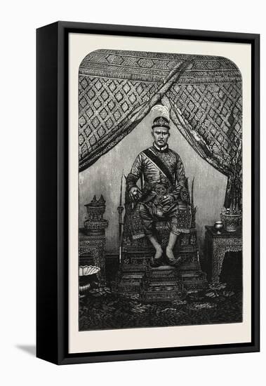 The Second King of Siam in His State Robes-null-Framed Stretched Canvas