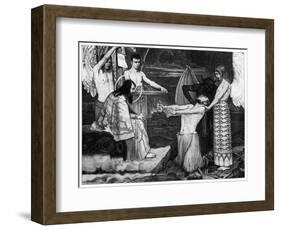 The Second Meeting, Christ and Judas, 1899-JF Weber-Framed Giclee Print