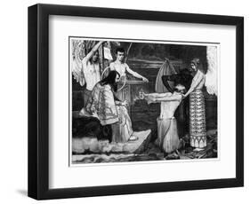 The Second Meeting, Christ and Judas, 1899-JF Weber-Framed Giclee Print