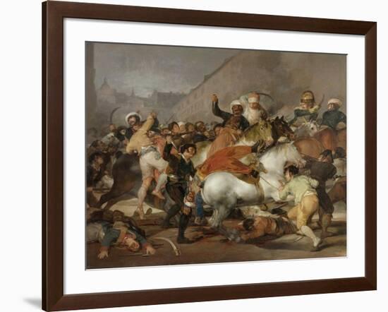 The Second of May, 1808 or The Charge of the Mamelukes, 1814-Francisco de Goya-Framed Giclee Print