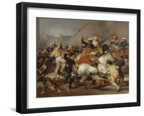 The Second of May, 1808 or The Charge of the Mamelukes, 1814-Francisco de Goya-Framed Giclee Print