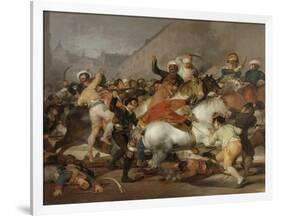 The Second of May, 1808 or The Charge of the Mamelukes, 1814-Francisco de Goya-Framed Premium Giclee Print