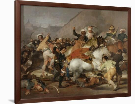 The Second of May, 1808 or The Charge of the Mamelukes, 1814-Francisco de Goya-Framed Premium Giclee Print