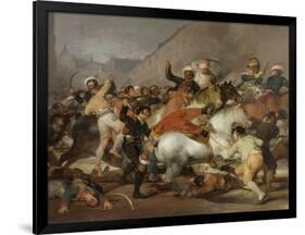 The Second of May, 1808 or The Charge of the Mamelukes, 1814-Francisco de Goya-Framed Premium Giclee Print