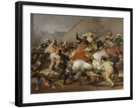 The Second of May, 1808 or The Charge of the Mamelukes, 1814-Francisco de Goya-Framed Giclee Print