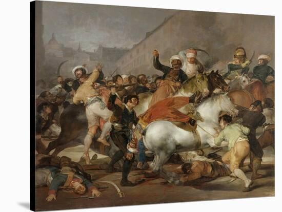 The Second of May, 1808 or The Charge of the Mamelukes, 1814-Francisco de Goya-Stretched Canvas