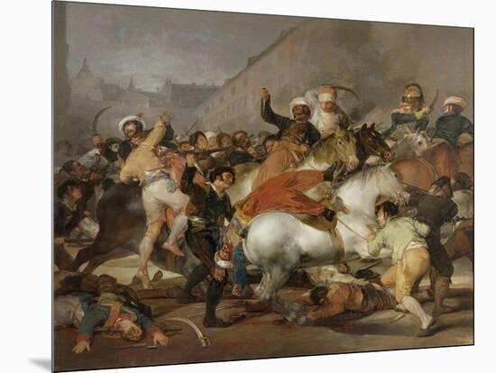 The Second of May, 1808 or The Charge of the Mamelukes, 1814-Francisco de Goya-Mounted Giclee Print