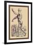 The Second Plate of the Muscles-Andreas Vesalius-Framed Art Print