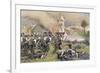 The Second Prussian Regiment Attacks at Plancenoit-null-Framed Premium Giclee Print