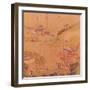 The Second Sui Emperor, Yangdi (569-618) with His Fleet of Sailing Craft-null-Framed Giclee Print