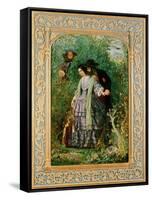 The Secret, 1858-William Henry Fisk-Framed Stretched Canvas