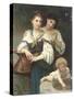 The Secret, 1876-William-Adolphe Bouguereau-Stretched Canvas