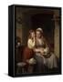 The Secret, 1885 (Oil on Canvas)-Meyer von Bremen-Framed Stretched Canvas