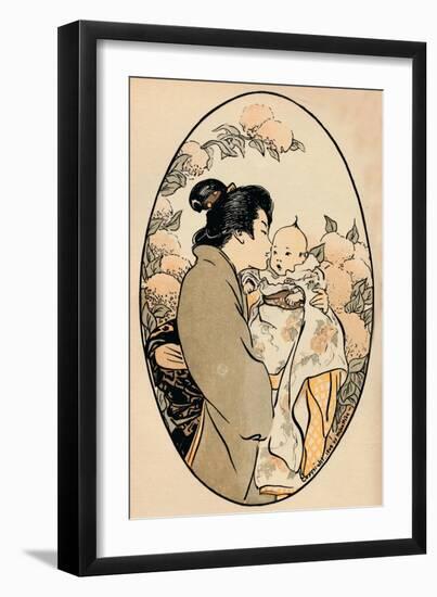 'The secret', 1909-Helen Hyde-Framed Giclee Print