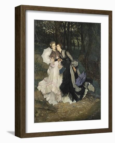 The Secret (Confession), 1867-Leon Bakst-Framed Giclee Print