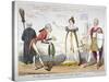 The Secret Insult! or Bribery and Corruption Rejected!!!, 1820-Isaac Robert Cruikshank-Stretched Canvas