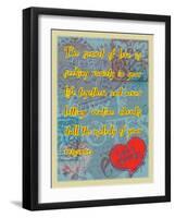 The Secret of Love-Cathy Cute-Framed Giclee Print