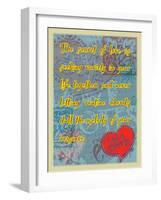 The Secret of Love-Cathy Cute-Framed Giclee Print