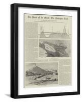 The Secret of the Strait, the Nicaragua Canal-null-Framed Giclee Print