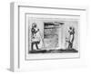 The Secret of Three Thousand Years Revealed: Tutankhamen's Catafalque in the Opened Sepulchre, 1923-null-Framed Giclee Print