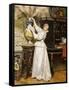 The Secret Postbox, 1876-Tito Conti-Framed Stretched Canvas