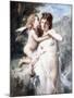 The Secrets of Love (Oil on Canvas)-Adolphe Jourdan-Mounted Giclee Print