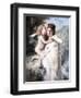 The Secrets of Love (Oil on Canvas)-Adolphe Jourdan-Framed Giclee Print