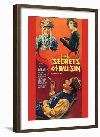 The Secrets of Wu Sin-null-Framed Art Print