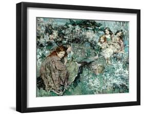 The See-Saw, 1905-Edward Atkinson Hornel-Framed Giclee Print