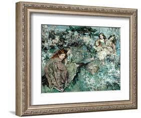 The See-Saw, 1905-Edward Atkinson Hornel-Framed Giclee Print