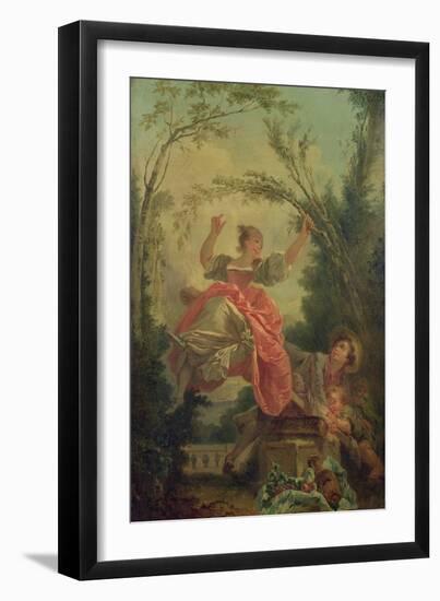 The See-Saw-Jean-Honoré Fragonard-Framed Giclee Print