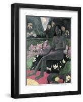 The Seed of Areoi-Paul Gauguin-Framed Giclee Print