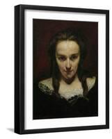 The Seer or the Sleep-Walker, circa 1855-Gustave Courbet-Framed Giclee Print