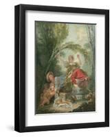 The Seesaw-Jean-Honoré Fragonard-Framed Premium Giclee Print