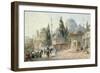 The Sehzade Mosque in Constantinople-Eugène-Napoleon Flandin-Framed Giclee Print