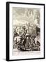The Seige of Jerusalem Illustration-null-Framed Giclee Print