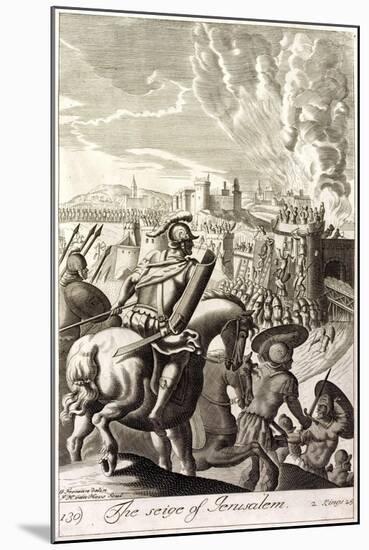 The Seige of Jerusalem Illustration-null-Mounted Giclee Print