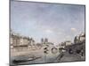 The Seine and Notre-Dame, 1864-null-Mounted Giclee Print