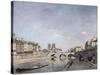 The Seine and Notre-Dame, 1864-null-Stretched Canvas