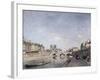 The Seine and Notre-Dame, 1864-null-Framed Giclee Print