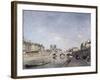 The Seine and Notre-Dame, 1864-null-Framed Giclee Print